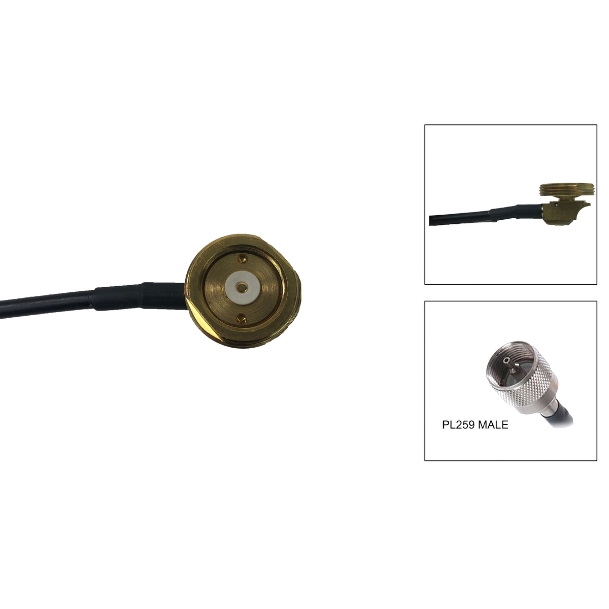 thumbnail image 2 of PULSE NMO High Frequency Mount – 17ft RG-58A/U Cable, Connector Included, NMOKHFCXMPL 2 of 6