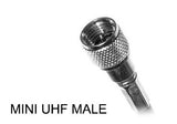 PT240-060-MUM-SNM: 240 Type Low Loss Coax Cable - 60 Feet - Mini UHF Male - Standard N-Male