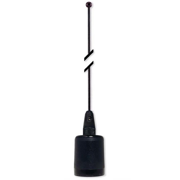 GMRS Mobile UHF Whip Antenna with Black NMO Base, No Ground plane required, RBC-450-2-N.