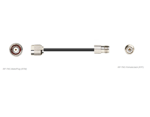 PT240-085-RTF-RTM: 85 Feet 240 Type Low loss Cable Assembly with Reverse Polarity TNC-Female and Reverse Polarity TNC-Male Connectors
