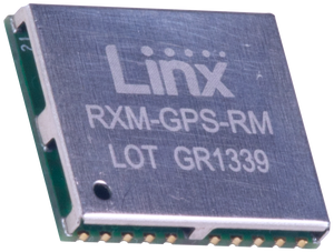 RXM-GPS-RM-T: Módulo receptor GPS serie RM - Cinta y carrete (embalaje en tamaño de carrete de 1000 piezas)