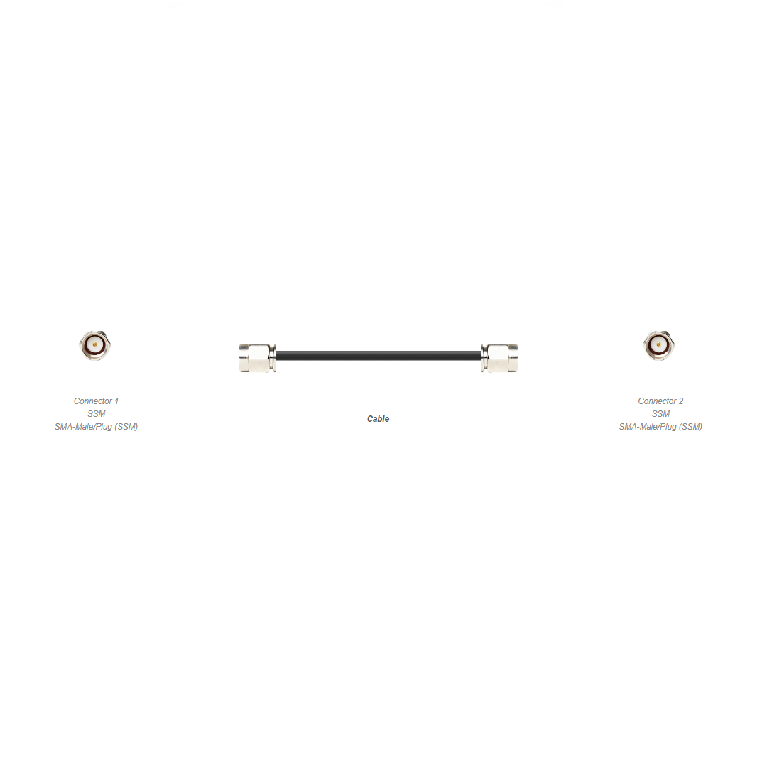 PT195-0.5-SSM-SSM: 0.5 Feet 195 Type Low loss Cable Assembly with SMA ...
