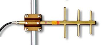 Y8963: 896-970 MHz, 3 element, 8 dBi Fully Welded, Gold Anodized