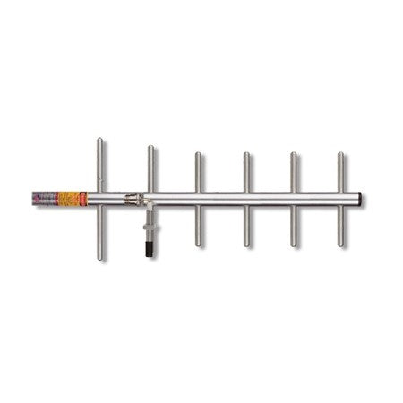 YS8966: 896-970 MHz, 6 element, 12 dBi, Aluminum Yagi with Fixed N-Female Connector
