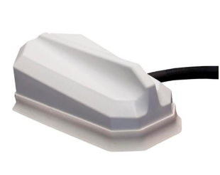 AP-CG-A-S22-WH-18: ULTRAMAX Cell/LTE and GNSS antenna. Adhesive mount. Color white. 18 feet coax with SMA male connectors.