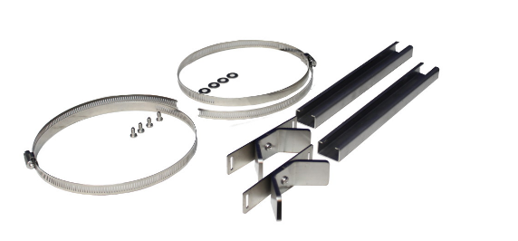 APMK103: Pole Mount Kit for 10 Inch Wide PCE12106 or AR12106 Enclosure to attach toup to 3 Inch diameter Pole