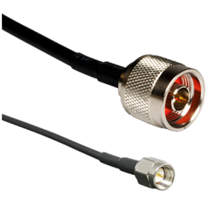 C58LL-SMAM-2438-NM: SMA Plug (Male) (CONSMA007) to N Plug (Male) with 2.44m (8') of RG-58 Low Loss Cable