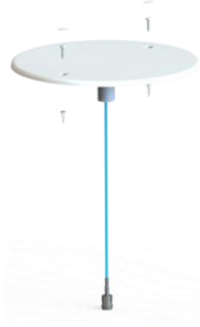CFSA35606P1-30D43F: Laird Ultra-Low Profile Ceiling Mount Antenna 350-520, 600-960, 1350-1550, and 1690-6000 MHz with DIN Female 4.3-10 Connector