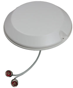 Low PIM 2-port MIMO Ceiling Mount Antenna - 18 inch N-Female
