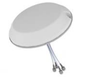 CMM24513S4-91RSM: 2400-2500 MHz / 5150 -5875 MHz 4- Port MIMO Ceiling Mount Antenna 4x RP-SMA Male Connectors