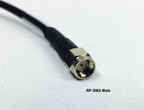 NMOHPCNRPSMM518: Montaje NMO de alta frecuencia con orificio pasante de 3/4 con 17 pies. Cable ATX195 y conector macho RP-SMA instalados