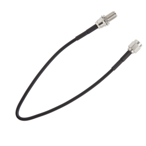 CSA-RPSM-216-RSFB: RP-SMA Plug (Male) (CONREVSMA007) to RP-SMA Jack (Female) Bulkhead (CONREVSMA005) with 216mm (8.5") of RG-174 Cable