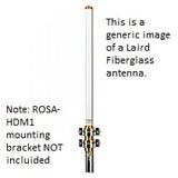FG1683: Antena de estación base omnidireccional de fibra de vidrio para exteriores de 168-174 MHz, 3 dBd/ 5,15 dBi con conector N-hembra