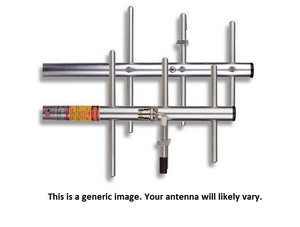 YS2165: 216-225 MHz, 5 element, 11 dBi, Aluminum Yagi with Fixed N-Female Connector