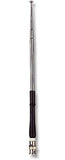 TS118BN: 17 Inch 1/4 Wave Telescoping Antenna for VHF Radios & Scanners. 118-174 MHz with Spring Base - BNC-Male