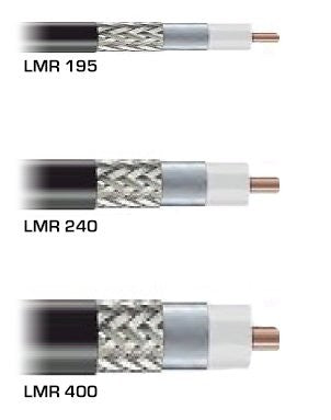 Black LMR240 Type equivalent Low Loss Coax Cable - 24 Feet - RP TNC Male - Right Angle N Male