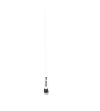 MHB5802S: PCTEL / Maxrad Chrome Coil Antenna with Spring - VHF 144-174 MHz - Unity