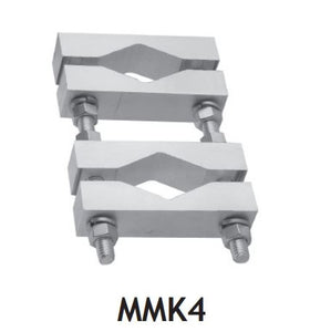 MMK4: Soporte de estación base de fibra de vidrio de alta resistencia PCTEL / Maxrad para funda de 1-5/16" de diámetro a soporte/mástil de 2-1/2" de diámetro máximo (paquete de 2)