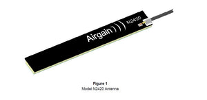 N2420-PK1-G100U: Airgain Dual-band(2.4-2.49 GHz), PCB Plug and play antenna with 100 mm cable and U.FL connector