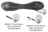 NMOKHFDSTHKFME: NMO High Frequency Thick Mount - 1/2 inch Thick Surface - 17 foot  RG-58A/U Dual Shield - FME Installed