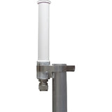 OC24005-FNF: Antena omnidireccional polarizada verticalmente, 2400-2500 MHz, ganancia de 5 dBi con conector N hembra