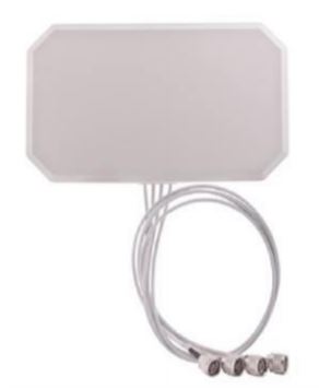 PDQ24518-MI1: Antena WiFi MiMo 4x4 para Sistemas de Niebla / Juniper Networks. Polarización dual de 2,4 y 5 GHz. 8 dBi con cables de 30 pulgadas y RPSMA