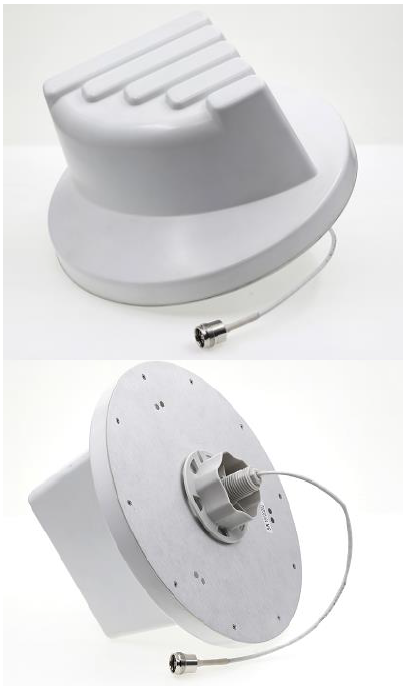 PSDASNFP: Omni-Directional Public Safety/DAS Antenna 380-520/698-2700/3300-3700/4900-6000MHz with N-female connector and 360mm cable. PIM: -150dBc@2*20W