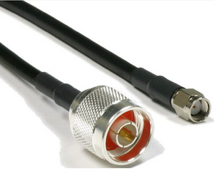 PT240-006-RSM-SNM: Cable equivalente tipo LMR240 - RPSMA-macho a N-macho estándar - 6 pies