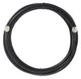 PT195-001-SNM-RTM: Conjunto de cables LMR 195 de 1 pie con conectores N-Macho y RP TNC-Macho