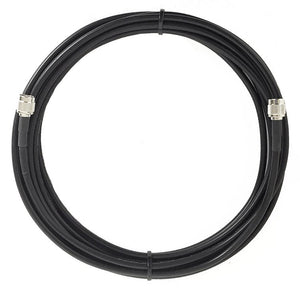 PT195-001-SSF-SNF: Conjunto de cables LMR 195 de 1 pie con conectores SMA-hembra y N-hembra