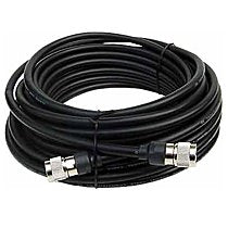 1-30 FT LMR-400UF Coax Cable Jumper – PL-259 To N Male Connector, Custom Length