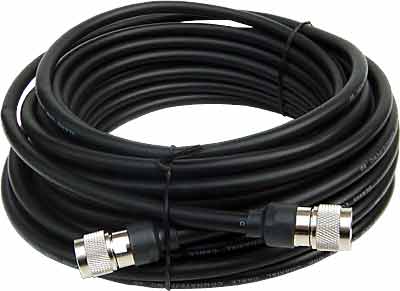 400 Type Low Loss Coax Cable - 250 Feet - SMA Female - N Male
