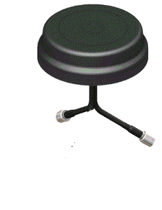 Low Profile IP67 Hockey Puck Style MIMO Antenna for 2.4/5 GHz WiFi / WLAN, 3 ft Cables & RPSMA-Male | RHPA-WW-RSM-3