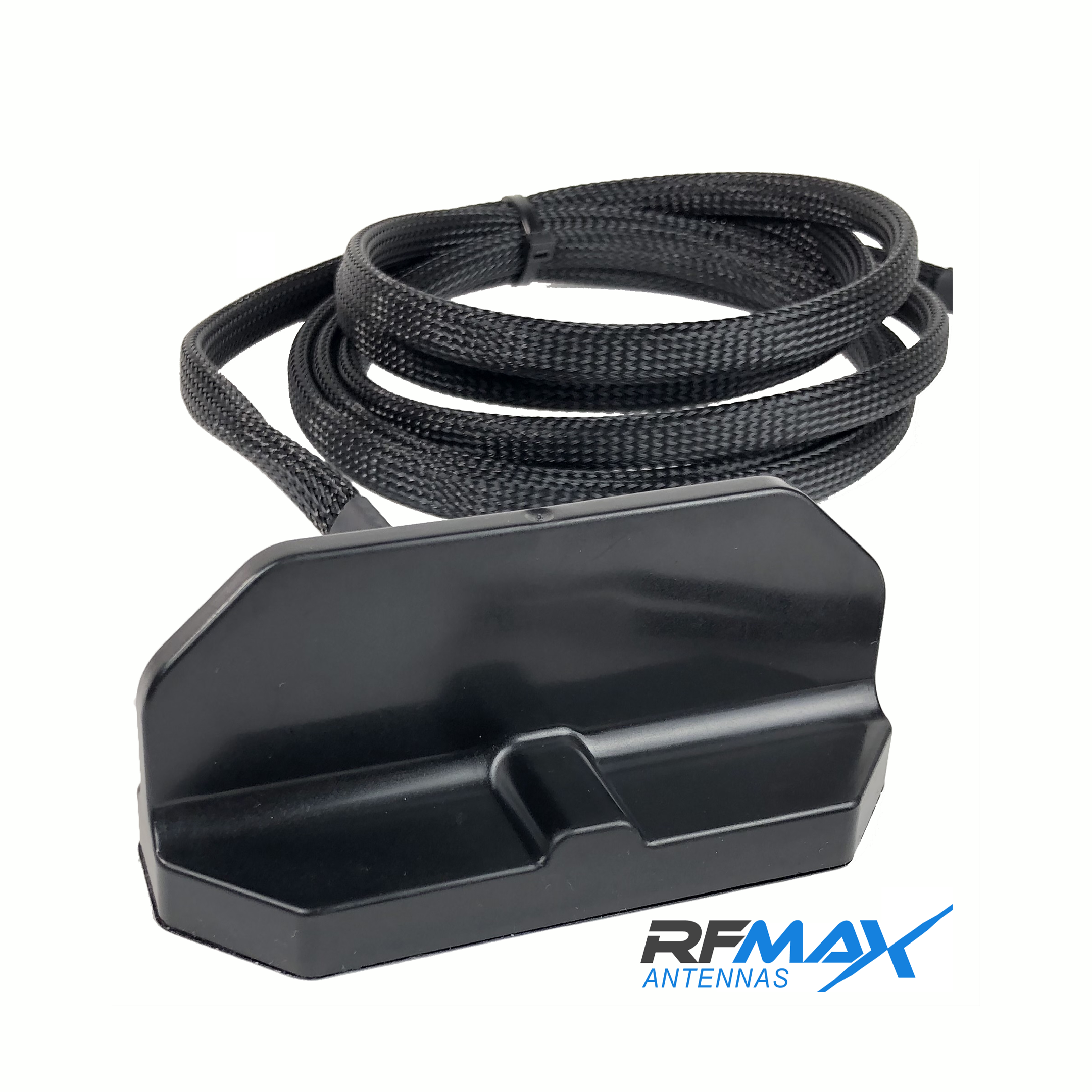 Dual / MiMo Wi-Fi Mag-Mount Antenna with RPSMA-Male Connectors & 10 ft. Cables for Forklift Mounting. | RM1M-WW-10-RR-B
