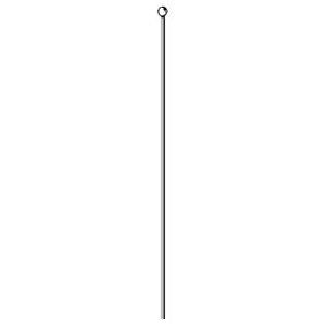 RO55T: 55 inch Chrome Replacement Whip only / Mast only for Base coil antennas
