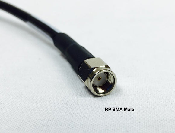 PT240-020-RSM-SSM: Cable coaxial de baja pérdida equivalente al tipo 240 - 20 pies - RP SMA-macho a SMA-macho