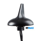 3-in-1 Roof Mount Sharkfin Antenna For Cradlepoint & Sierra Wireless In-Vehicle Routers. GPS+Cellular+WiFi, 5ft Cables | RSF-DB-G4W-5-SSS