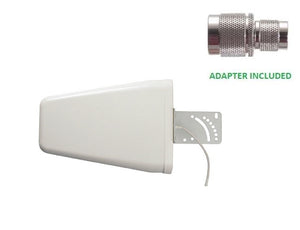 High Gain Outdoor Directional Cellular LTE Antenna for Telguard, Equivalent to HGDL-0, Adapter Included
