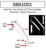 Aluminum Mounting Bracket for Antennas with N-Female Permanent Mount - 5/8 inch | SBA1001