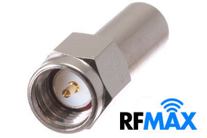 Standard SMA Male connector for LMR240, RG-8X and any equivalent cable