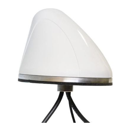SMW-305-3C3J2C-WHT-180: White Combo LTE+WiFi+GPS 3-cable Surface Mount Antenna