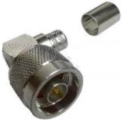 PT240-025-RTM-SNMRA: Low Loss Coax Cable - 25 Feet - RP TNC Male - Standard N Male - RT. Angle Connector