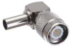 Right Angle TNC Male connector for LMR195 type, RG-58/U, RG-58A/U and any equivalent cable