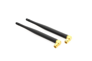 W5001: Pulse External Outdoor Antenna 2.4 - 2.5 GHz and Fixed Right Angle RP-SMA Male Connector