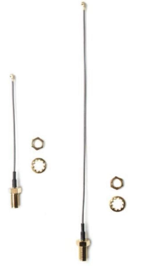 W9003M: Low loss mini coax jumper cable, 3-inch, SMA F to U.F.L