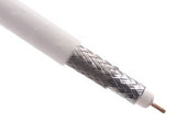 PTW195-012-SSM-SSM: White 195 Cable - Standard SMA-Male to Standard SMA-Male - 12 Foot